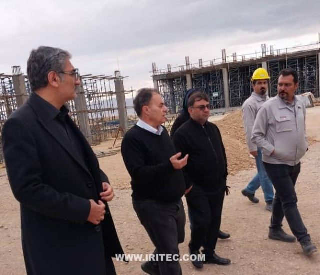 بازدید مدیرعامل ایریتک از پروژه فولاد اقلیـد
