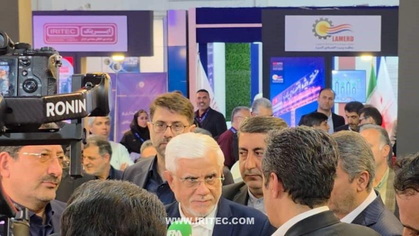 بازدید مقامات عالی‌رتبه از غرفه مشترک ایمیدرو و ایریتک در نمایشگاه ایران اکسپو (2)