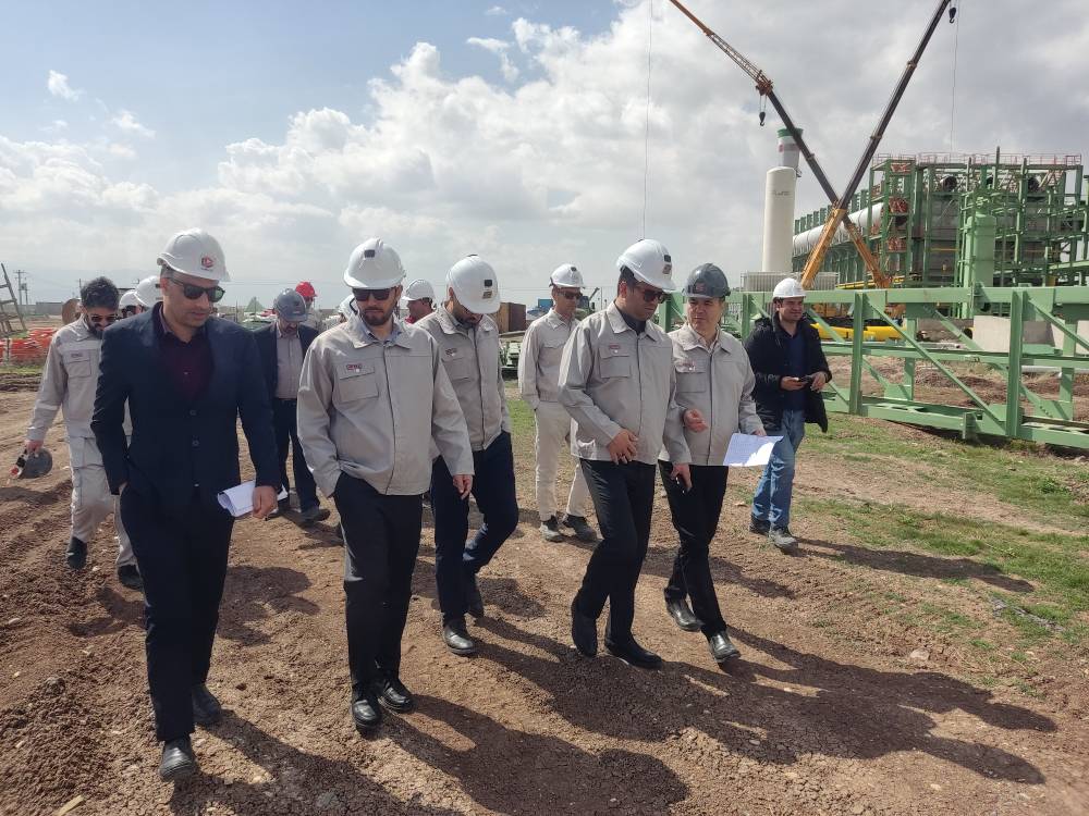 پایش میدانی روند پیشرفت پروژه احیاء اردبیل توسط مدیرعامل ایریتک