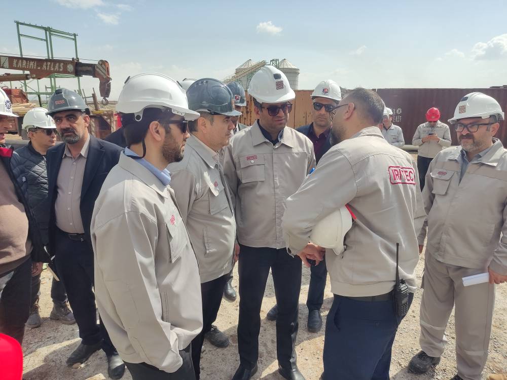 پایش میدانی روند پیشرفت پروژه احیاء اردبیل توسط مدیرعامل ایریتک