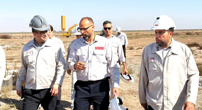 بازدید میدانی مدیر عامل ایریتک از پروژه اردبیل؛ بررسی روند اجرای عملیات